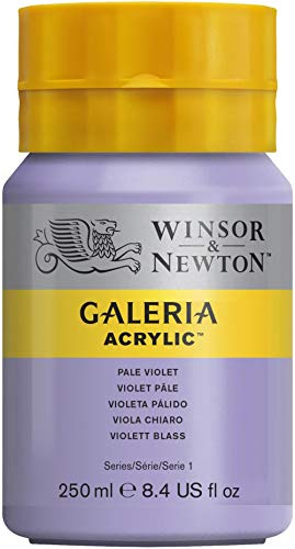 Winsor & Newton 2137444 Galeria Acrylfarbe, hohe Pigmentierung, lichtecht, buttrige Konsistenz, 250 ml Tube - Violett Hell