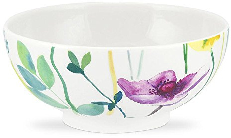 Portmeirion Water Garden Cereal Bowl, Set of 4, Multi-Colour