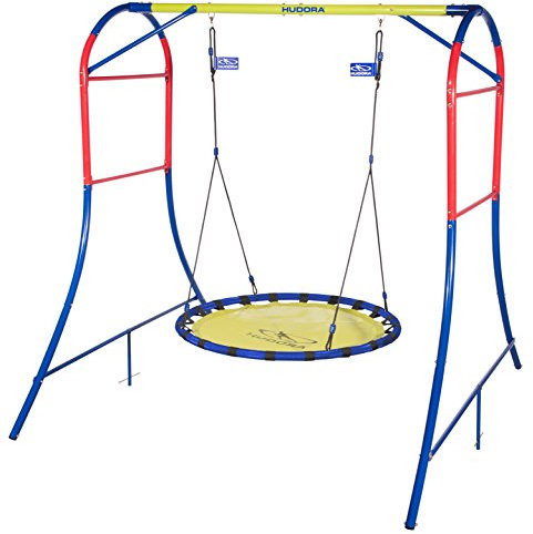 HUDORA 64023 Nestschaukel Schaukel-Gestell aus metall-Gartenschaukel-64023, 120 cm