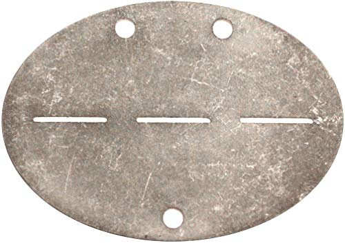 Mil-Tec Erkennungsmarke-16317100 Erkennungsmarke Silber Einheitsgröße