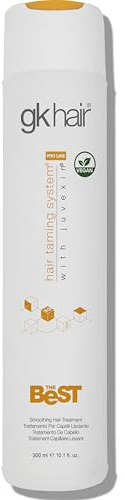 GK HAIR Global Keratin The Best (10.1 Fl Oz/300ml) Smoothing Keratin Hair Treatment - Professional Brazilian Complex Blowout Straightening For Silky Smooth & Frizz Free Hair