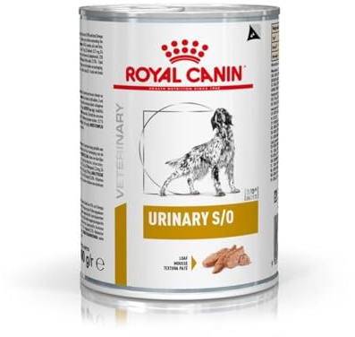 Royal Canin Veterinary Urinary s/o Canine Mousse | 12 x 410 g | Aliment complet diététique pour chiens adultes | Pour les chiens souffrant de troubles urinaires
