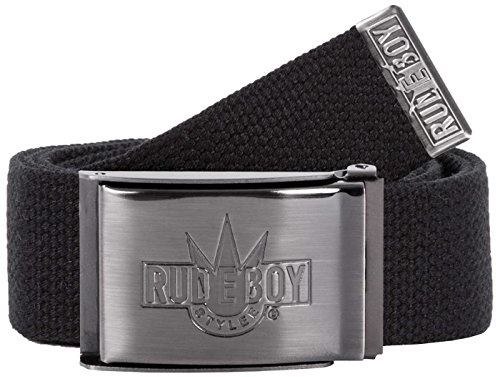2Stoned Geldgürtel Tresorgürtel Unisex 4 cm breit, matte Schnalle Rudeboy Stylee, für Damen und Herren