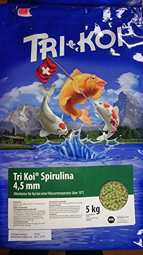 Tri Koi Spirulina – Cibo per coi colori – 6,5 mm (5 kg)