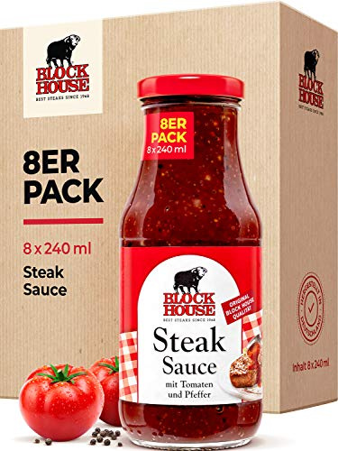 Block House Steak Sauce, 8er Pack (8 x 240 g)