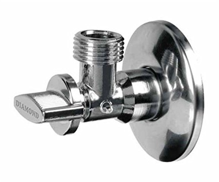 1/2 AG - 1/2 AG Eckventil Kugelhahn Absperrhahn Hahn Ventil Rosette