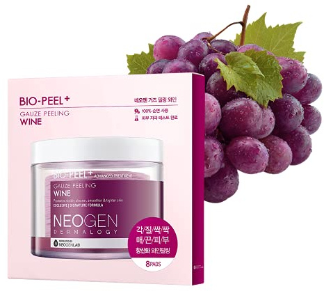 DERMALOGY by NEOGENLAB Bio-Peel Gauze Peeling Pads (Wine, 8 pcs)