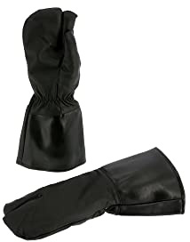 Perfekt Krad-Stulpenhandschuhe, Material: Leder/Kunstleder, Farbe: schwarz, Größe: L