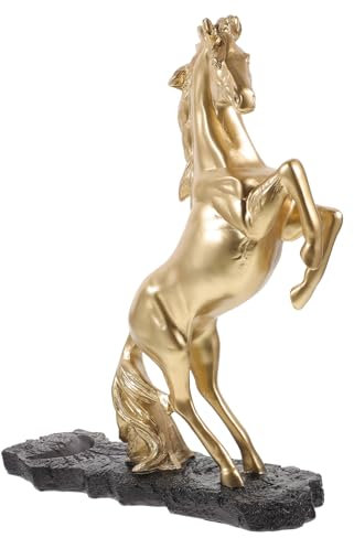 Alipis Pferdefiguren Ornamente Kunstharz Moderne Pferdestatue Dekoratives Pferdedekor Heim- Und Büroornament