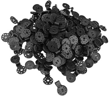 LWLWA Fibbia Fissa della Rete Parasole 100 Pezzis, Nero Clip per Telo Ombreggiante, Antiossidante Clip di Fissaggio per Teli Resistente Atmosferici, per Giardini, Cortili, Balconi, Serre