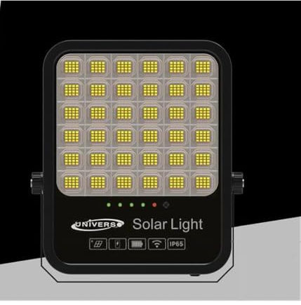 OISE ART STORE Trade Shop - Faro LED Proiettore 400w Ip65 Cct 3in1 con Pannello Solare Telecomando Ry-400w-3c