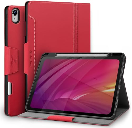 Antbox för iPad Air 13 tum fodral 2026 M4/2025 M3/2024 M2 (röd)