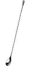 bhavika Creation Stainless Steel Teardrop Bar Spoon Set of 6, Microwave Oven Spoon, large, Silver