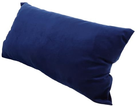 Padded Pillow Headrest Pillows for Sleeping Travel Neck Pillow Fluffy Pillow Case Recliner Cushion Beige Car Seat Sitter Portable Inflatable Body Bolster Filler Heart Flannel Navy