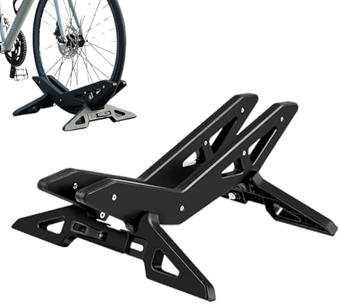 Portabiciclette da casa, antiscivolo, regolabile, supporto per parcheggio, multiuso, in ABS, per biciclette, per uso domestico e garage, ideale per organizzare biciclette, dimensioni: 21 x 41,5 x 16,5