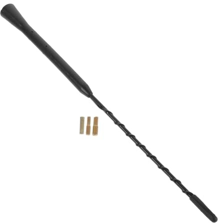 FUNNETOYU Antenne Radio de Toit 11 Pouces pour Voiture et SUV, Amplificateur Signal FM Am, Remplacement D'antenne Vis, Accessoire Électronique Auto Compatible Véhicules