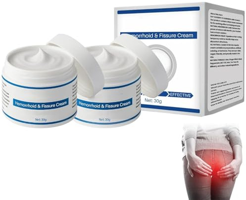 Crema Para Hemorroides Y Fisuras: Alivio InstantáNeo, Calmante Y CóModa,2pcs