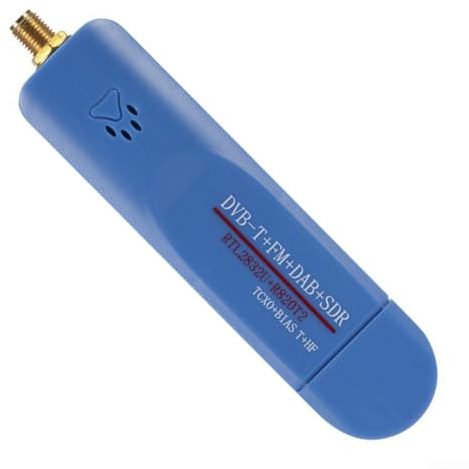 Récepteur radio numérique, USB 2.0 DVB-T + DAB + FM RTL2832U 500 KHz-1,7 GHz, récepteur radio défini par logiciel RTL (uniquement l'hôte)