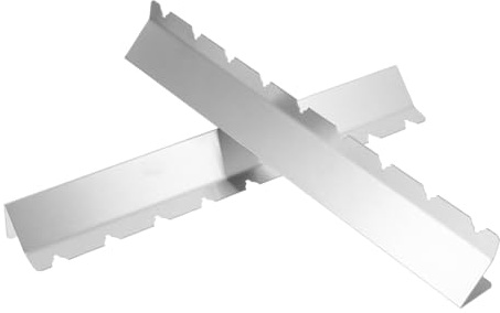 KONTONTY Soporte para Pinchos de Barbacoa de Acero Inoxidable Diseño sin Base Estable para Brochetas de Carne y Salchicha Compatible con Diferentes Grosores Fácil