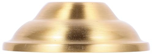 SOLUSTRE Portalampada in Ottone Base Stabile e Terminale Piatto Arrotondato per Illuminazione Interna, Protezione Paralume Semi-Chiusa 0.79X0.79X0.79 Pollici Coppette per Lampade da Parete