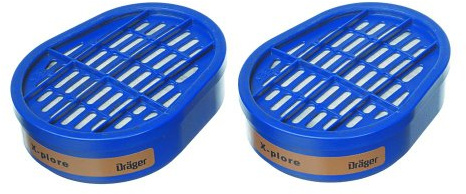 Dräger A1 Gasfilter für Halbmaske X-plore 3300, 3500 oder Vollmaske 5500 - 2 Stück Packung