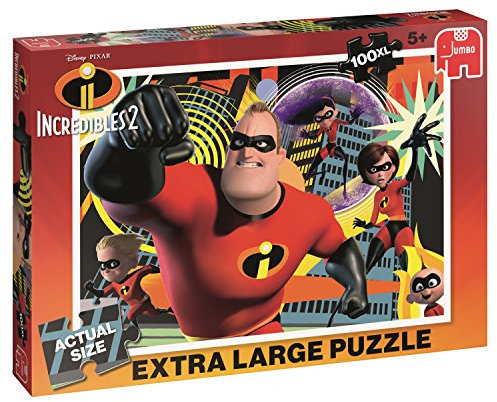 Disney 19689 The Incredibles 2 Puzzle, rot, XL
