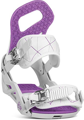 Nidecker dam snowboardbindning Ela 2019 snowboardbindning vit Small
