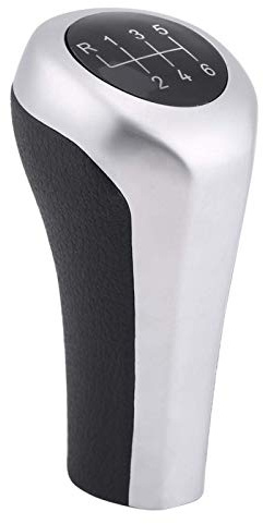 Akozon Auto-Schaltknauf, 6-Gang-Schaltknauf für E39, E46, E53, E60, E63, E83, E90, E92, Knäufe
