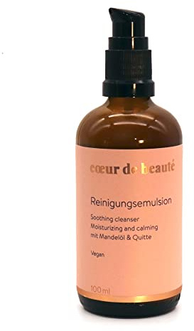 coeur-de-beaute Reinigungsemulision mit Mandelöl & Quitte