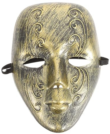 Beaupretty Venezianische Maske Vintage Vollgesichtsmaske Für Maskerade Karneval Halloween Party Kostüm Zubehör Aus Kunststoff Unisex