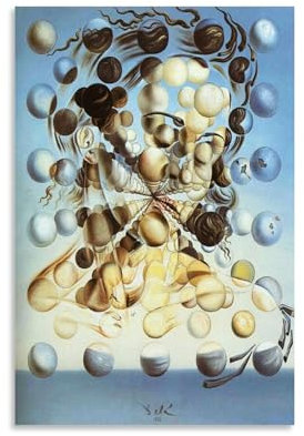 Galatea of The Spheres von Salvador Dalí Maler-Kunstwerk, Poster, Wandkunst, Scroll Leinwand, Gemälde, Bild, Wohnzimmer, Dekoration, Zuhause, 60 x 90 cm