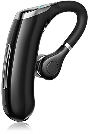 Micool Bluetooth Earpiece, Wireless Headset Bluetooth, Hands Free Bluetooth Earpiece for Mobile Phone, Single Ear HD Voice/Long Battery Life