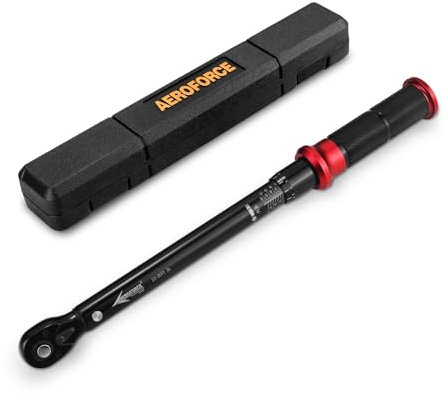 AEROFORCE Clé dynamométrique 3/8 (13,6-108,8 Nm), 72 dents ± 3 % CW Précision de couple professionnelle pour vélo, moto et voiture