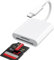 USB C SD Card Reader, Micro SD to USB C Adapter, Type C OTG Adapter Camera Memory Card Reader Dual Slot for SDHC SDXC TF UHS-I Cards for iPhone 16/15, MacBook Air Pro, iPad Pro/Air, Laptop, Samsung