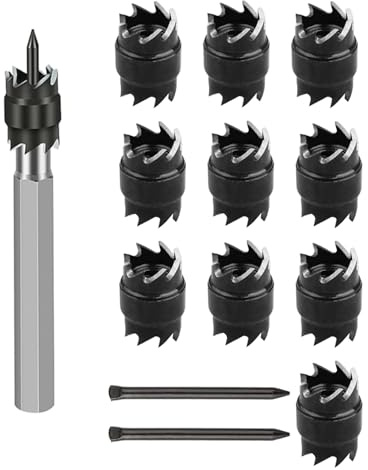 Wjelet 13 Pcs Spot Weld Drill Bits, Spotweld Drill Bit, Ody Panel Hole Punch
