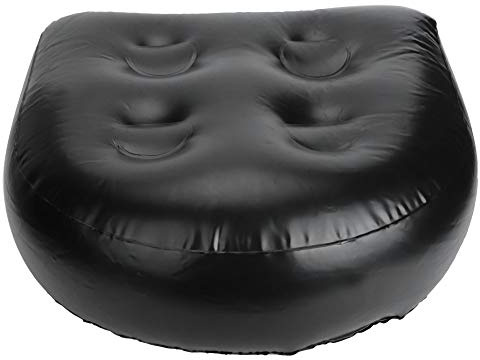 Culnflun Hot Tub Booster Seat, Spa Cushion PVC 16.5 X 16.9 X 3.1in Suction Cup Heavy Heat resist for Hot Springs and Hot Tubs Quick Dry Water Filled Inflatable