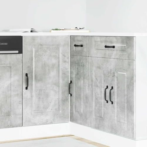 Frdhee Meubles De Cuisine,Armoire à Four Gris Bois d'ingénierie pour Cuisines, Les Salles à Manger