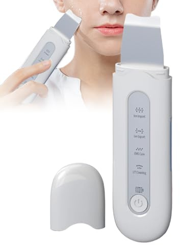 Spatola Viso Detergente Detergente Pori Ultrasonico | Raschiatoio Viso in Acciaio Inossidabile Per Ragazze Spa Domestica Cura Quotidiana Bellezza Pre Trucco Post Allenamento