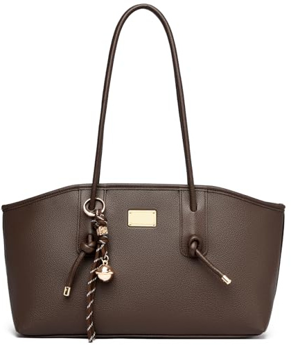 unisoul Handtasche Damen Mittelgroß, Elegant Umhängetasche PU Leder Schultertasche Henkeltasche Vintage Y2K Tote Bag für Frauen Dating Reisen Party Einkaufe