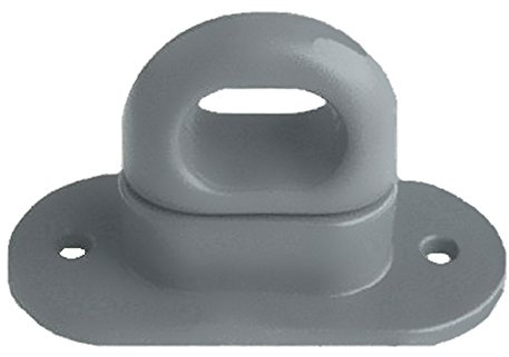 Drehverschluss für Ovalösen, Kunststoff, grau 42x22mm - MENGE wählbar, Menge:20 STÜCK