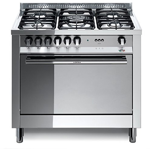 Lofra MG96GV/C Cocina independiente Acero inoxidable Encimera de gas A