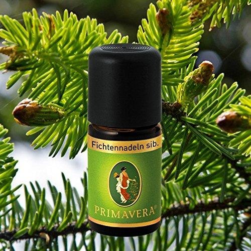 Primavera Bio Duftöle für Aromatherapie zu je 5ml, Duft:Fichtenna. sibierisch Bio