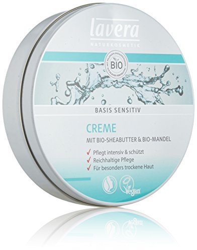 lavera Creme, Bio-Sheabutter und Bio-Mandel, 150 ml