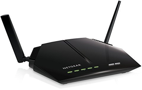 Netgear Modem Router WiFi AC1200 Dual Band, rilevamente automatico DSL, 4 Porte Gigabit Ethernet e 1 WAN, 1 porta USB (D6220-100ITS)