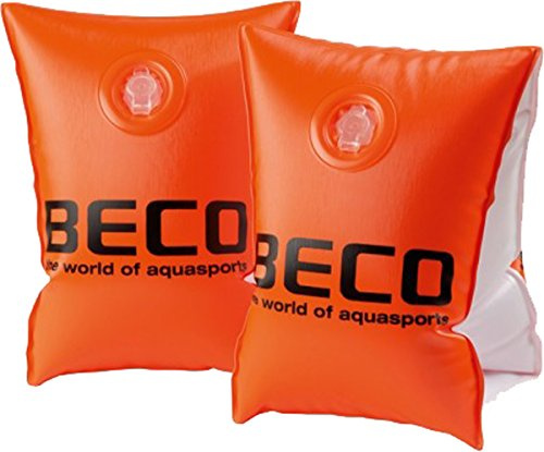 Beco Schwimmflügel zum Schwimmenlernen 09706, Schwimmhilfe für Auftrieb im Schwimmbecken, Schwimmärmel für viel Spaß im Wasser, Orange, Size2 (12 Years +)