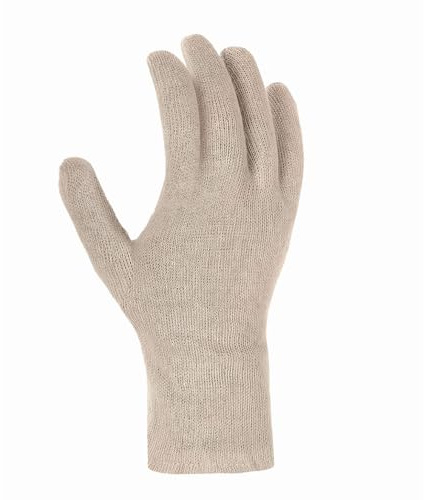 texxor 24 Stück Baumwolltrikot-Handschuh 1300, leicht, Packung, weiß, 10/XL, Baumwolltrikothandschuhe, Arbeitshandschuhe, Schutzhandschuhe
