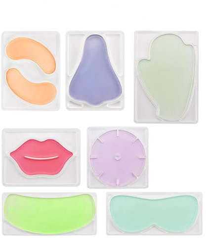 Gesichtsmasken Selber Machen, Facial Mask Mold, Masken Selber Machen, 7 Arten Gesichtsmaskenform, Wiederverwendbar Zur Verwendung mit einem Gesichtsmaskengerät Erforderlich