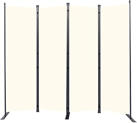 Room Divider 6FT Portable Room Dividers and Folding Privacy Screens, 88'' W Fabric Divider for Room Separation, 4 Panel Partition Room Dividers Freestanding Wall Divider Screen for Dorm Studio Office