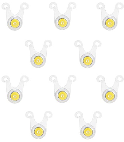 Irfora Lichterkette,10 Stück Zeltschnur Lichtschutzseil Behänge Lichter Outdoor Camping Umgebungslicht IPX4 Wasserdicht