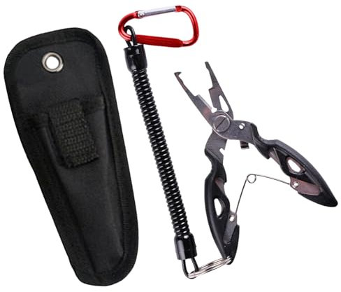 Lerpwige Angeln Zangen Multifunktionale Rostfreie Linie Mit Lanyard StainlessHook Remover Angeln Tackle Tool